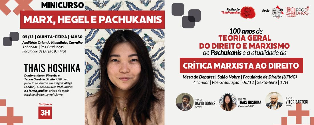 Minicurso Marx, Hegel e Pachukanis com Thais Hoshika