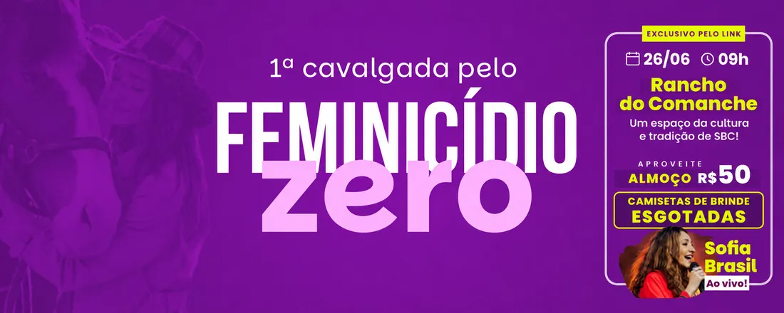1ª Cavalgada pelo feminicídio zero