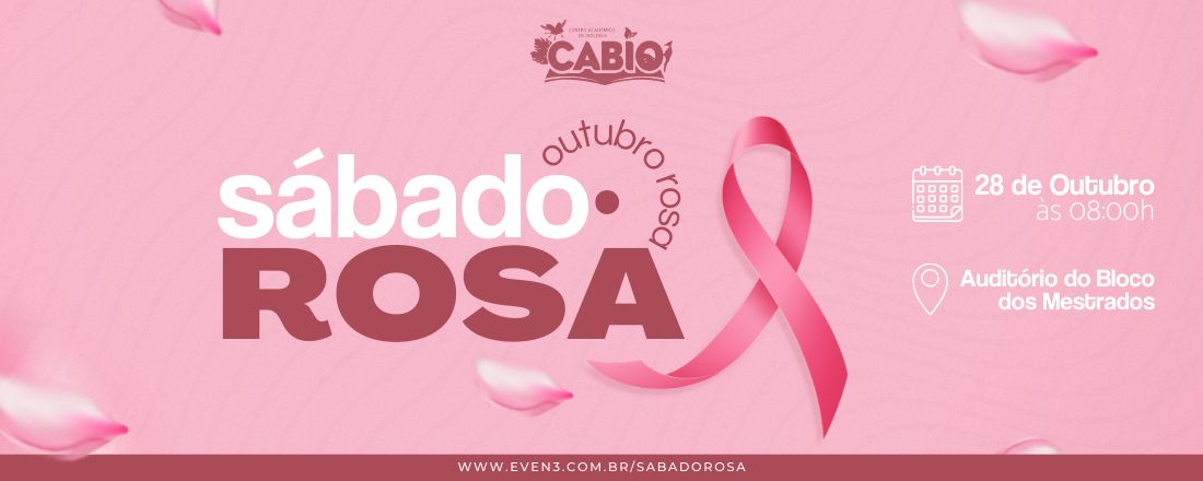 Sábado Rosa: Um dia de conscientização e cuidado para a saúde feminina