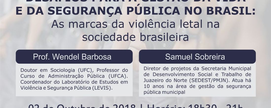 XIX SEMINÁRIO DE GESTÃO SOCIAL 2018