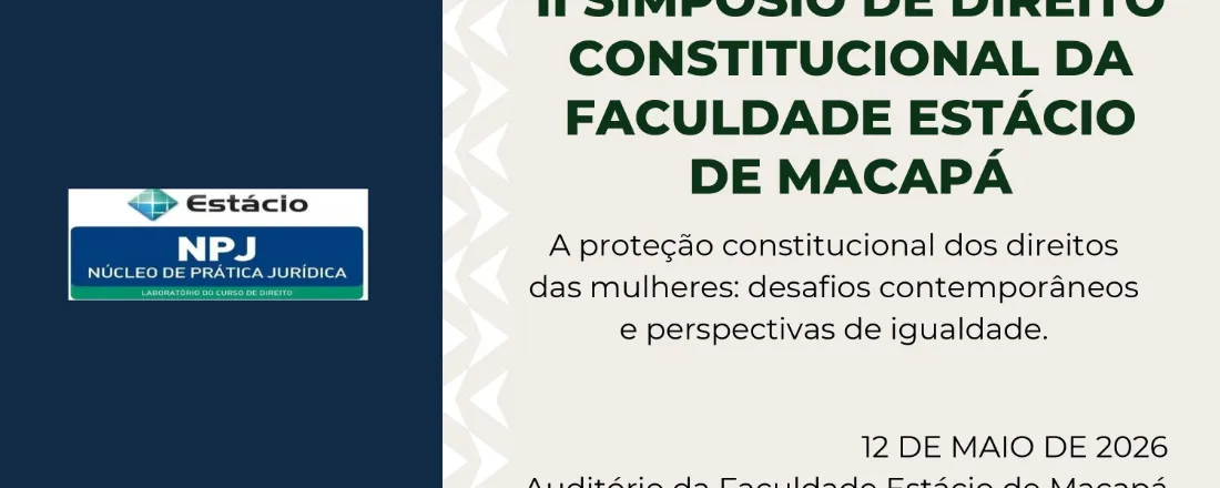 II - SIMPÓSIO DE DIREITO CONSTITUCIONAL DA FACULDADE ESTÁCIO