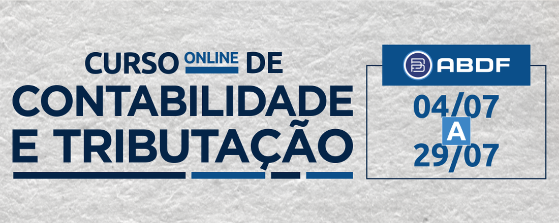Curso de Contabilidade e Tributação
