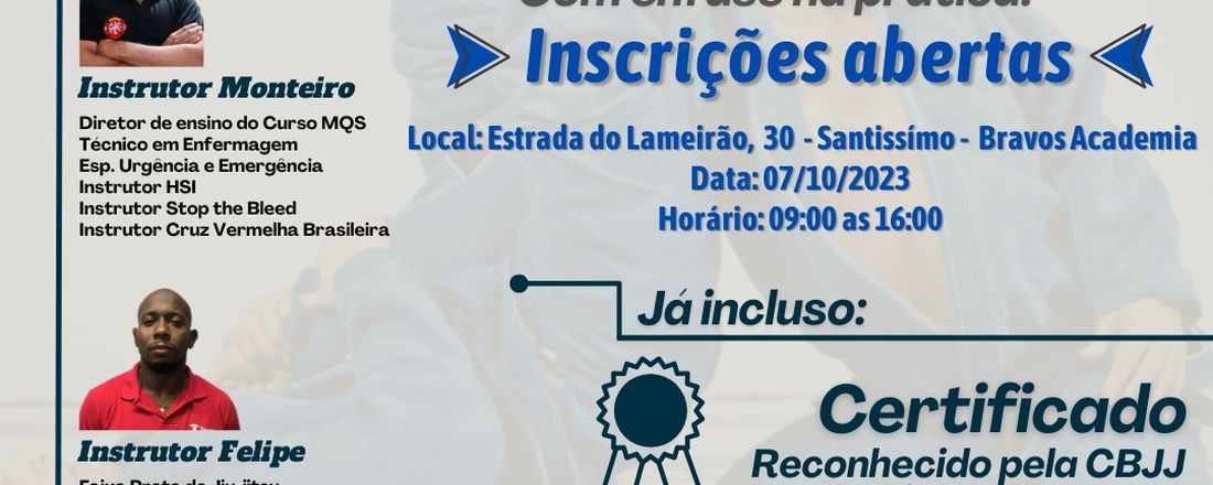 Curso de Primeiro Socorros voltado para esporte