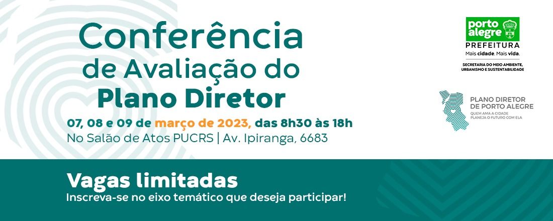 Conferência de Avaliação do Plano Diretor | 2023