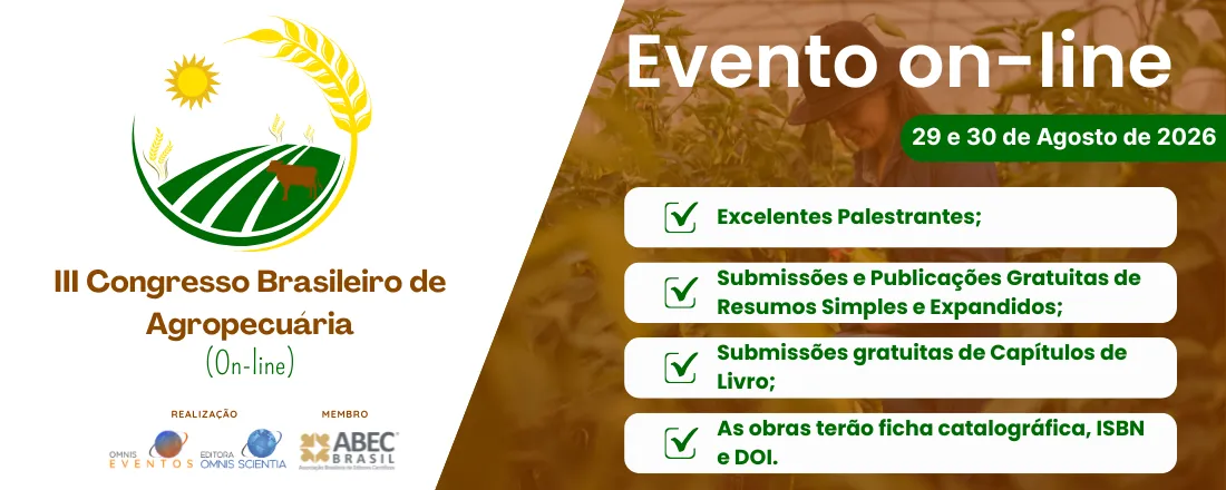 III Congresso Brasileiro de Agropecuária