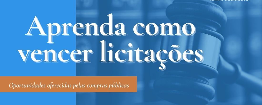 Palestra: Aprenda como vencer licitações