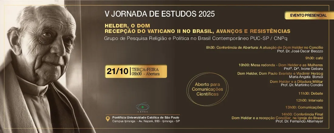 V Jornada de estudos 2025 - Helder, o dom