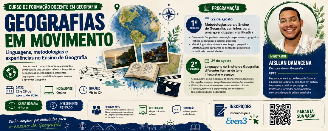 Geografias em movimento: linguagens, metodologia e experiências no Ensino de Geografia