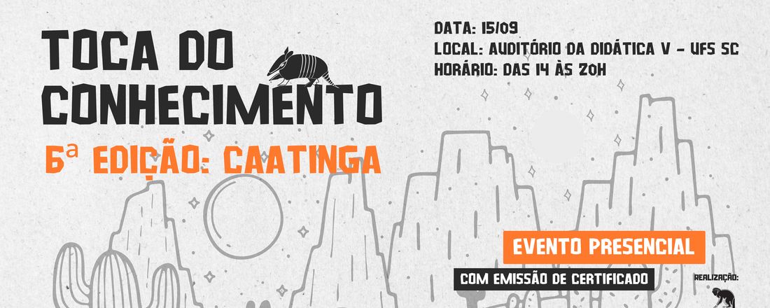 6ª Edição - Toca do Conhecimento - Animais da Caatinga