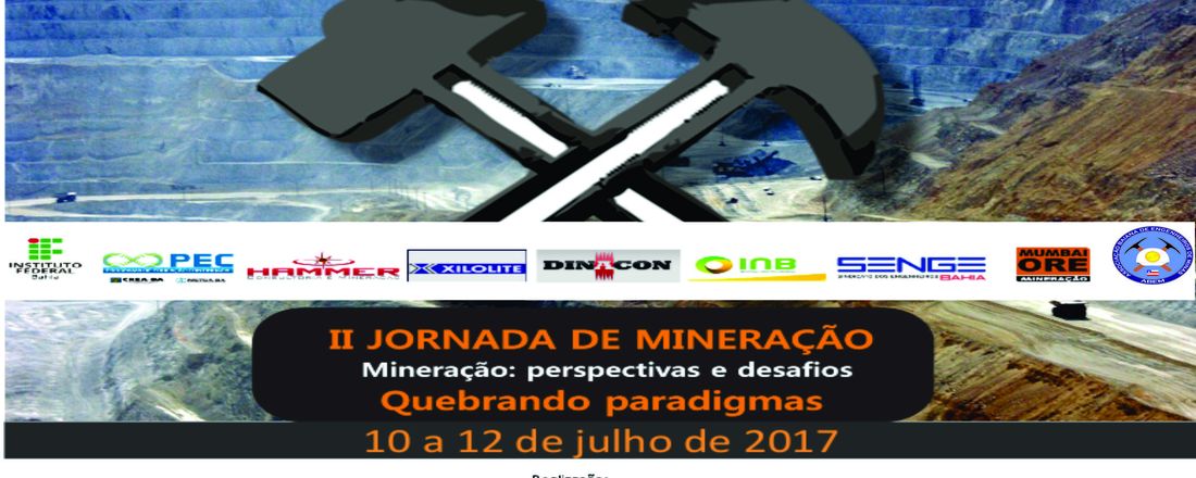 II JORNADA DE MINERAÇÃO DO IFBA - CAMPUS BRUMADO