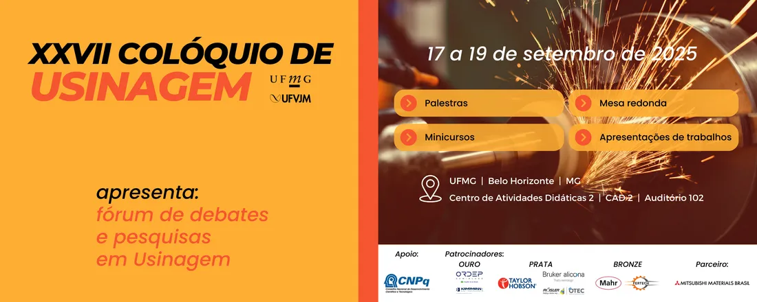 XXVII Colóquio de Usinagem