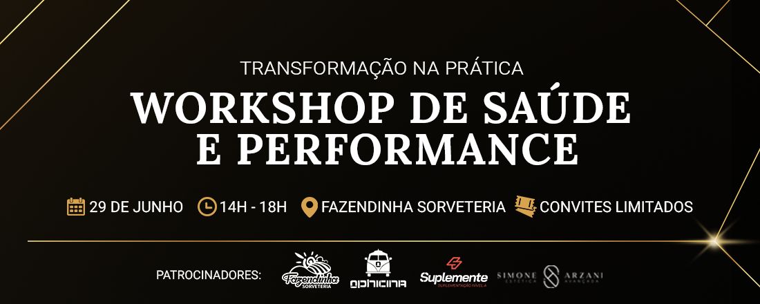 Workshop de Saúde e Performance