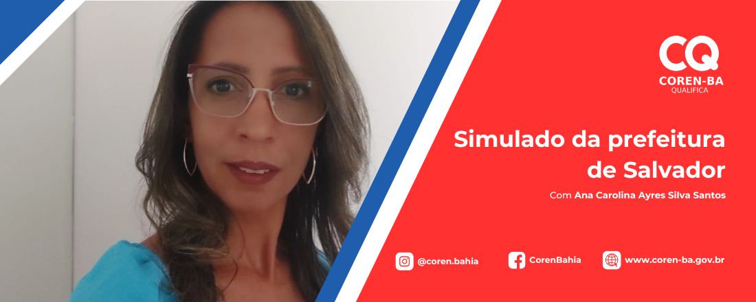 Simulado da prefeitura de Salvador - Em Feira de Santana-BA