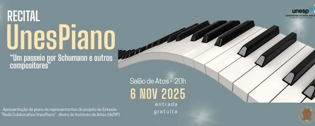 Recital UnesPIANO – Um passeio por Shumann e outros compositores