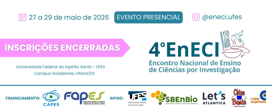 4º EnECI - Encontro Nacional de Ensino de Ciências por Investigação