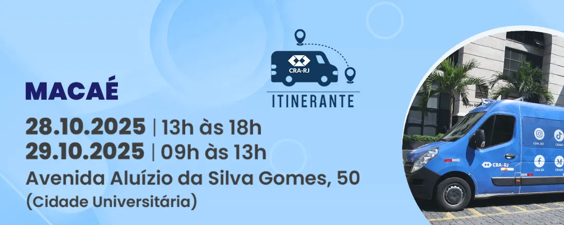 CRA-RJ Itinerante Macaé