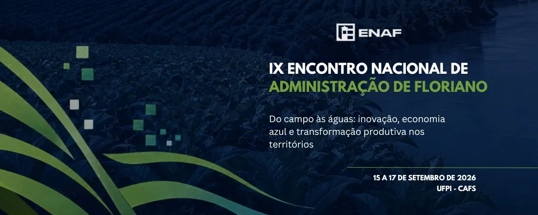 IX ENAF – Encontro Nacional de Administração de Floriano
