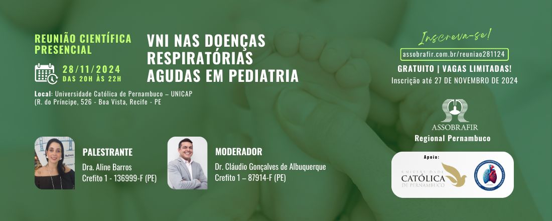 Reunião Científica - VNI nas Doenças Respiratórias  Agudas em Pediatria