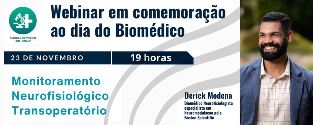 Webinar em comemoração ao dia do Biomédico