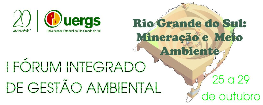 1º Fórum Integrado de Gestão Ambiental da Uergs