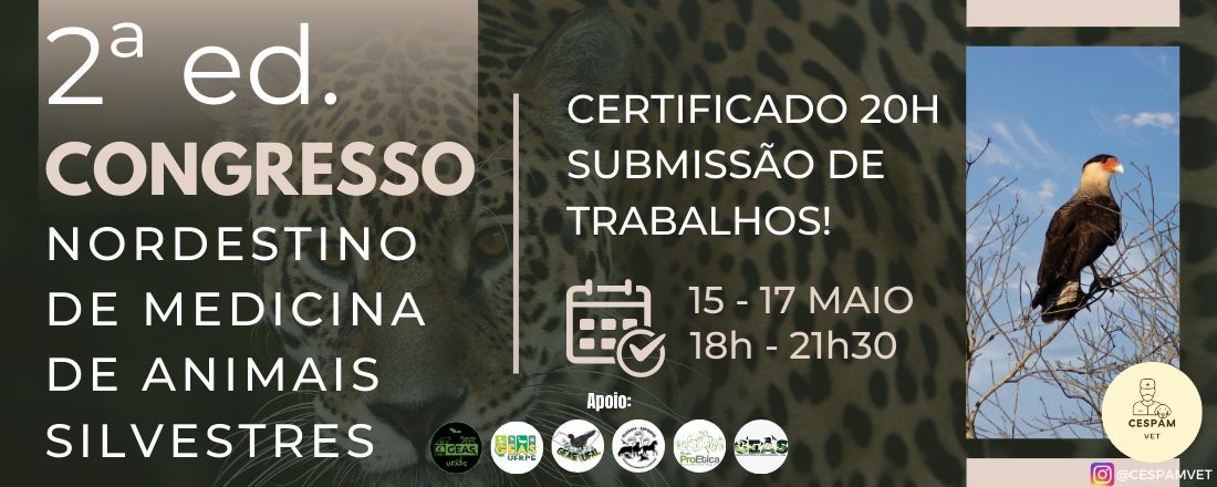 II Congresso Nordestino de Medicina de Animais Silvestres