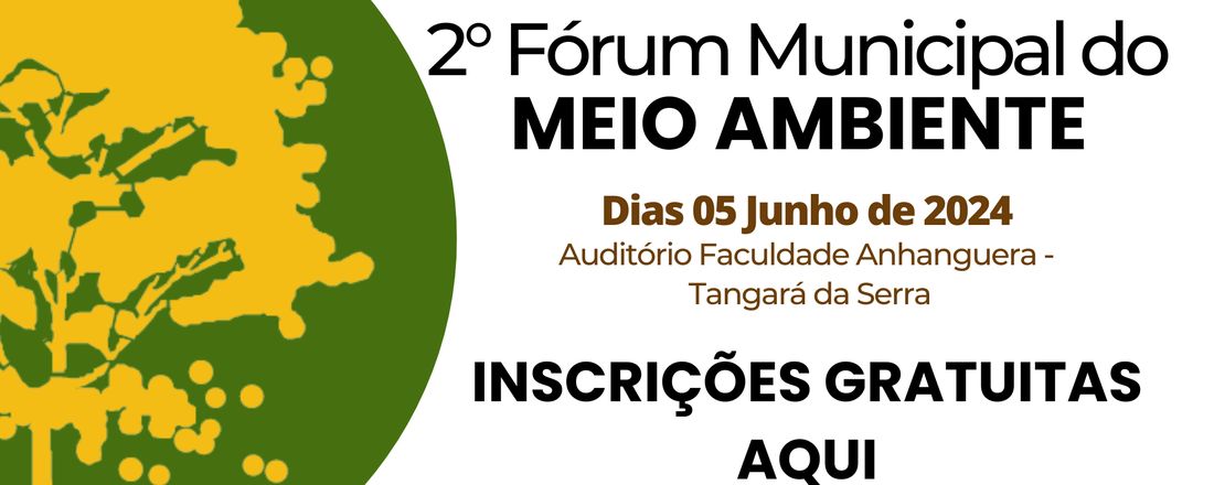 2º Fórum Municipal de Meio Ambiente